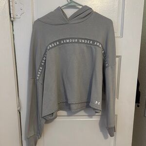 Under Armour Women's Gray Hoodie Top